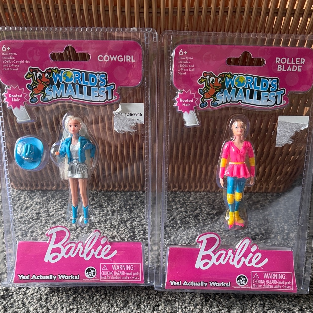 Barbie World's Smallest Dolls – Cowgirl & Roller Blade